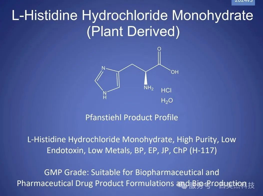 Great News! The CDE Registration Number for Pfanstiehl's Injectable-Grade L-Histidine Hydrochloride (H-117) has been activated and converted to Category A! Great News! The CDE Registration Number for Pfanstiehl's Injectable-Grade L-Histidine Hydrochloride (H-117) has been activated and converted to Category A!